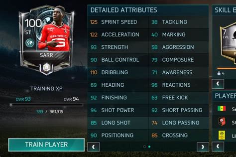 fifa mobile stats